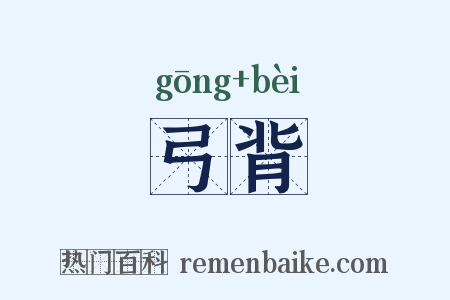 弓背是什么意思的图片